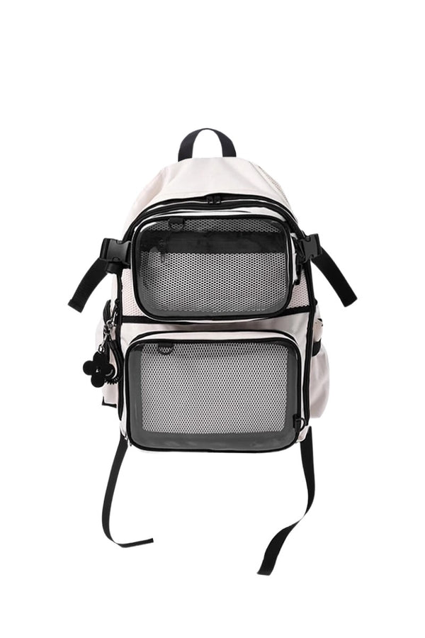 Nylon Functional Backpack Ita Bag for School, Travel