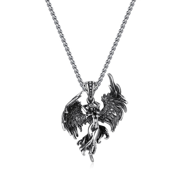 Guardian Angel Pendant Necklace