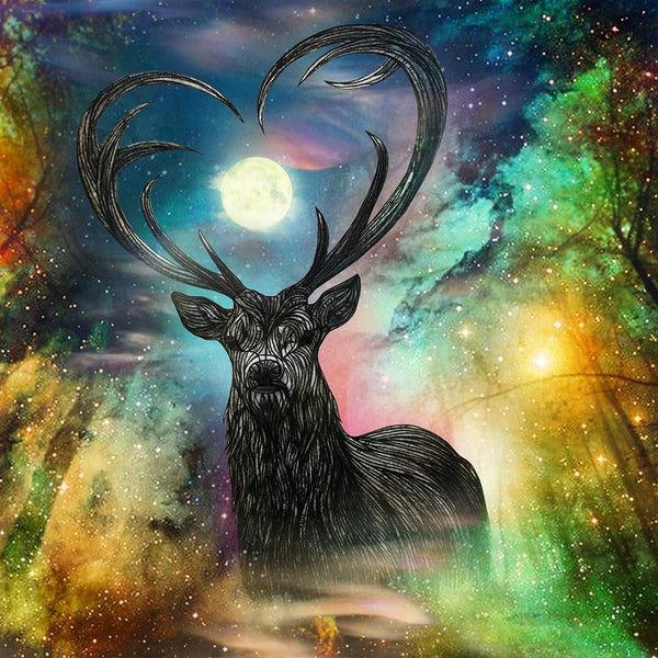 Diamond Painting  Fantasy & Mystical Deer A