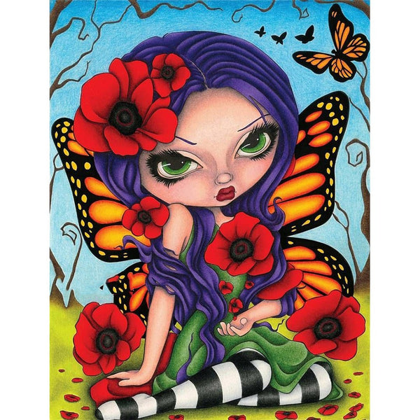 Diamond Painting  Fantasy & Mystical Butterfly Girl