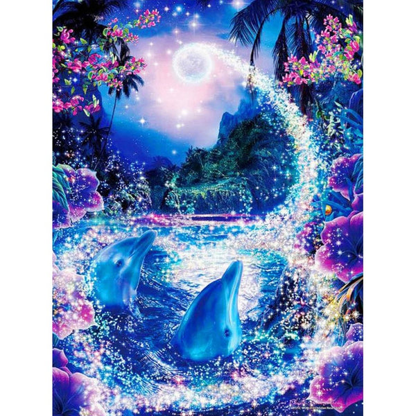 Diamond Painting  Fantasy & Mystical Dolphin