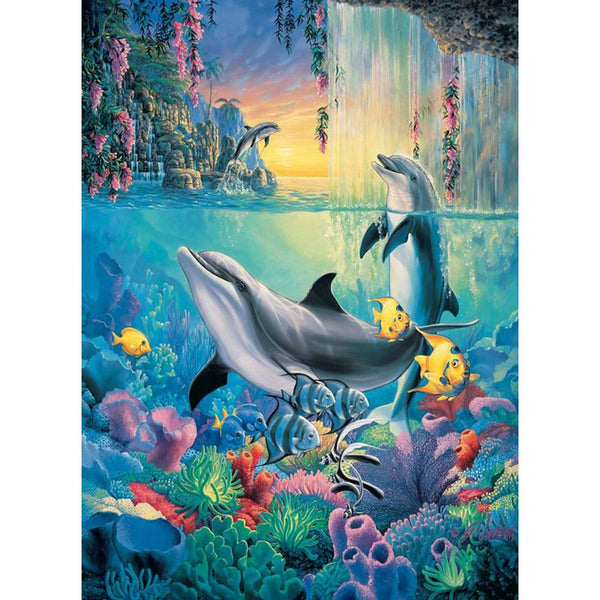 Diamond Painting  Fantasy & Mystical Dolphin B