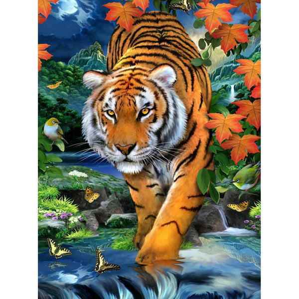 Diamond Painting Animal - Tiger A